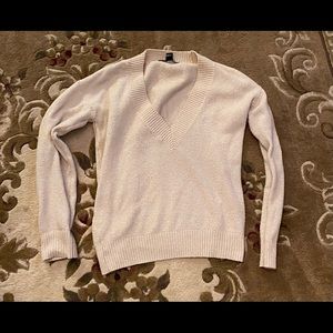 Forever 21 vneck tan sweater